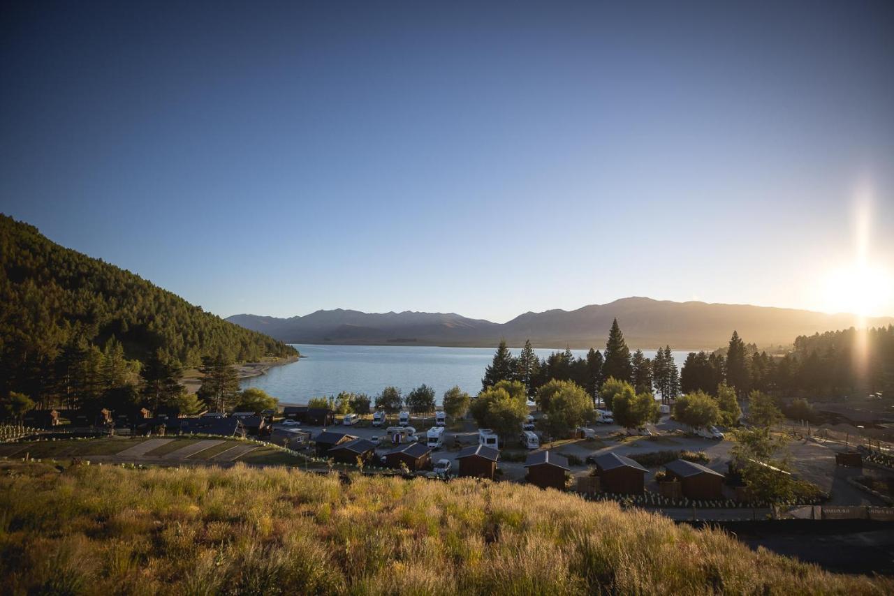 Lakes Edge Holiday Park 레이크 테카포 외부 사진