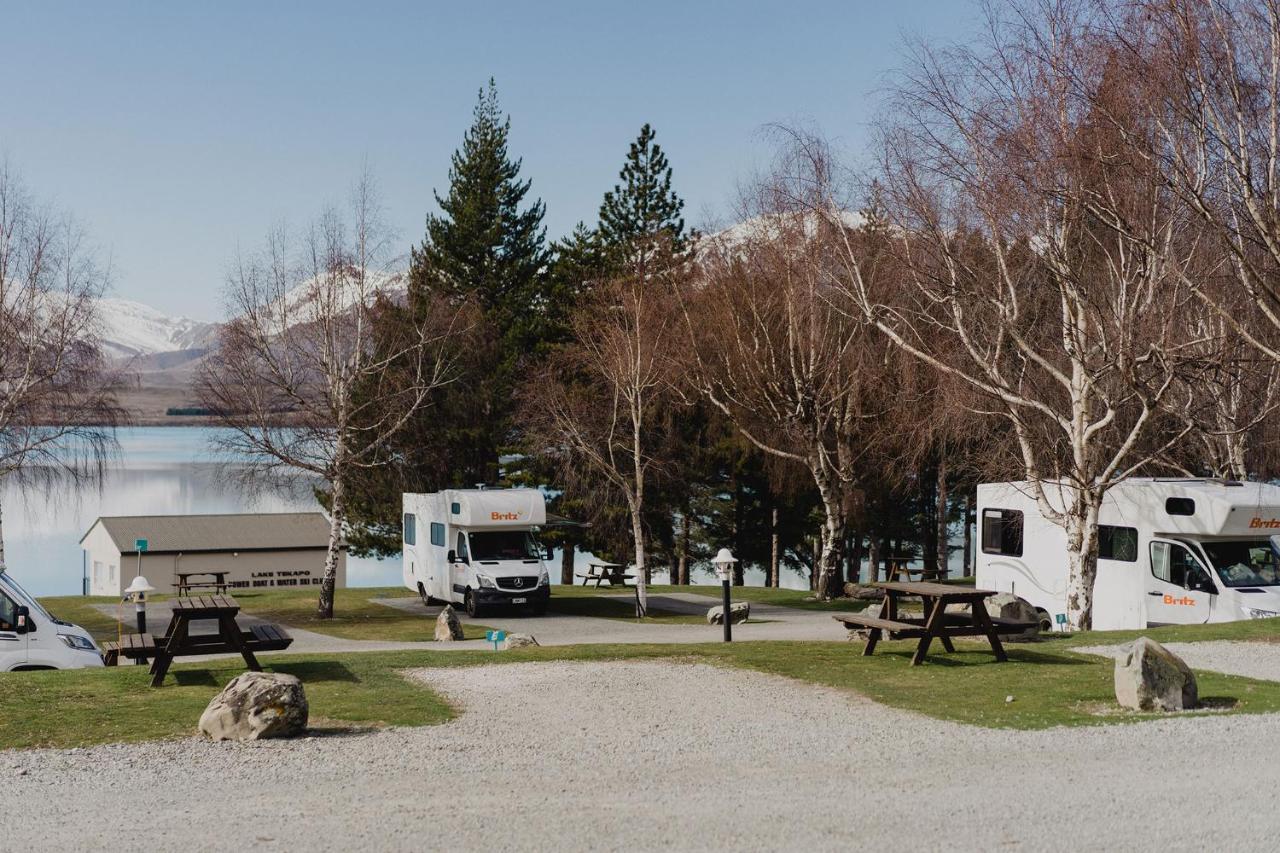 Lakes Edge Holiday Park 레이크 테카포 외부 사진